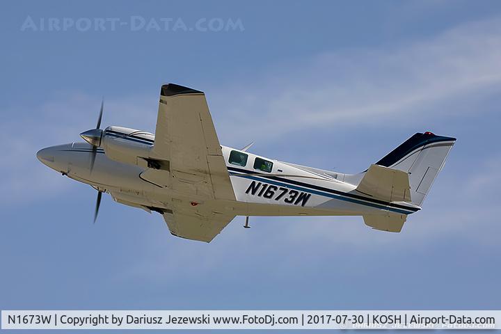 N1673W, 1972 Beech 58 Baron C/N TH-258, Beech 58 Baron  C/N TH-258, N1673W
