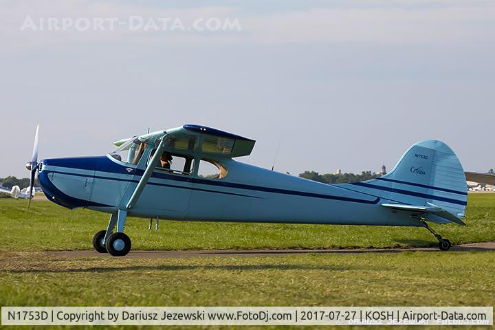 N1753D, 1951 Cessna 170B C/N 20196, Cessna 170A  C/N 20196, N1753D