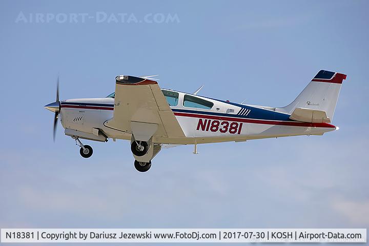 N18381, 1977 Beech F33A Bonanza C/N CE-732, Beech F33A Bonanza  C/N CE-732, N18381