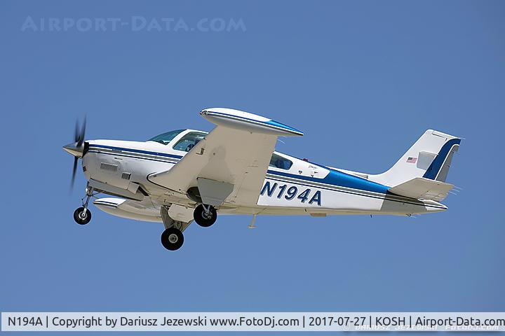 N194A, 1990 Beech F33A Bonanza C/N CE-1465, Beech F33A Bonanza  C/N CE-1465 , N194A