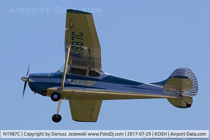 N1987C, 1953 Cessna 170B C/N 26132, Cessna 170B  C/N 26132, N1987C