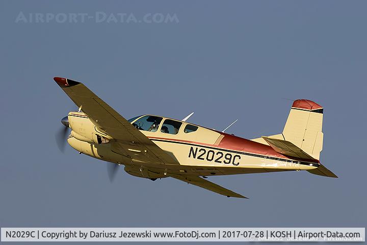 N2029C, 1959 Beech 95 Travel Air C/N TD-197, Beech 95 Travel Air  C/N TD-197, N2029C