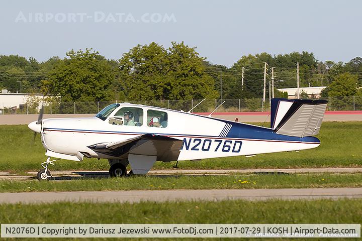 N2076D, 1953 Beech D35 C/N D-3428, Beech D35 Bonanza  C/N D-3428 , N2076D