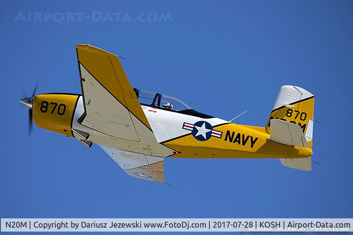 N20M, 1956 Beech-Parks D-45 C/N BG-204, Beech D45 (T-34B) Mentor  C/N BG-204, N20M