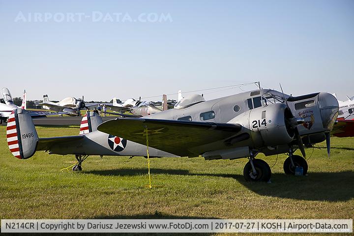 N214CR, 1958 Beech AT-11 Kansan C/N 912, Beech AT-11 Kansas 