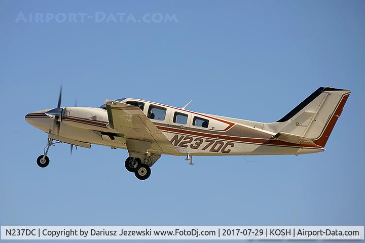N237DC, 1978 Beech 58P Baron C/N TJ-133, Beech 58P Baron  C/N TJ-133 , N237DC