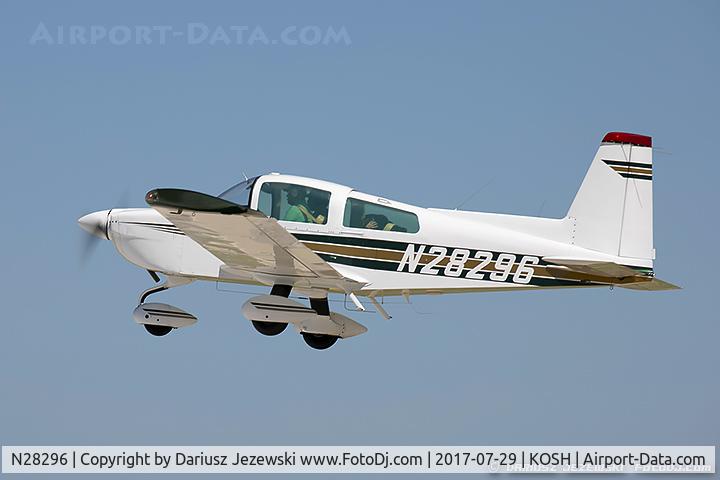 N28296, 1977 Grumman American AA-5B Tiger C/N AA5B0534, American Aviation AA-5B Tiger  C/N AA5B0534, N28296