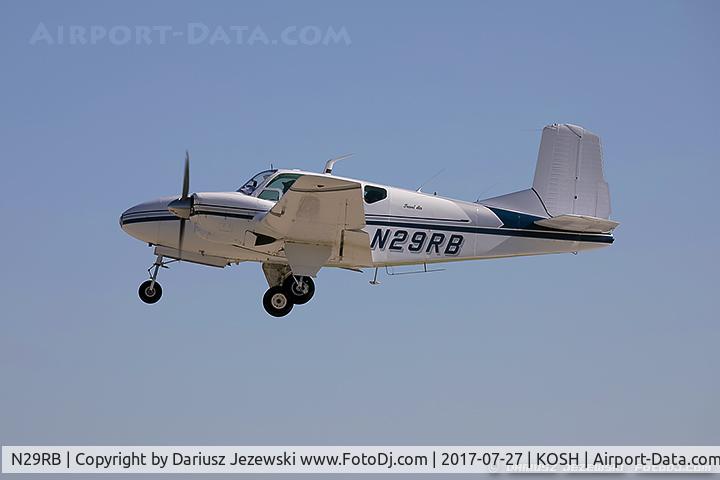N29RB, 1958 Beech 95 C/N TD-174, Beech 95 Travel Air  C/N TD-174 , N29RB