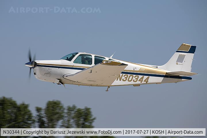 N30344, 1987 Beech F33A Bonanza C/N CE-1111, Beech F33A Bonanza  C/N CE-1111 , N30344