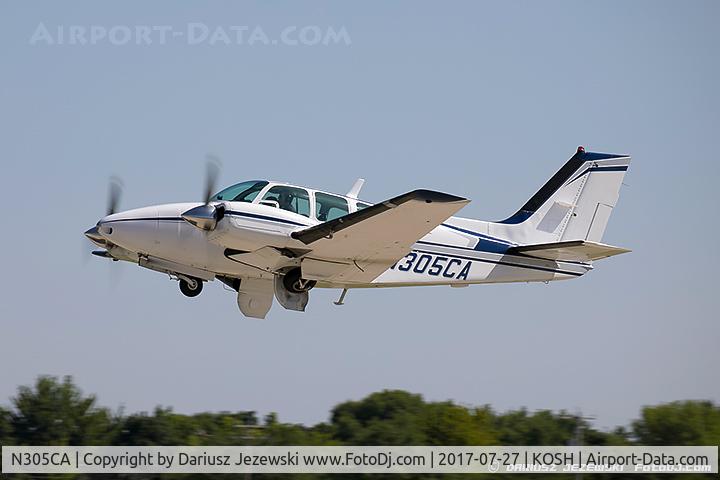 N305CA, 1964 Beech 95-B55 Baron C/N TC-584, Beech 95-B55 Baron  C/N TC-584 , N305CA