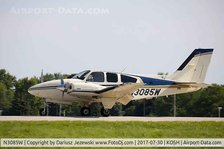 N3085W, 1973 Beech E-55 Baron C/N TE-954, Beech E55 Baron  C/N TE-954, N3085W