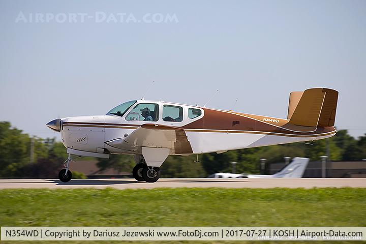 N354WD, 1956 Beech G35 Bonanza C/N D-4458, Beech G35  C/N D-4458, N354WD