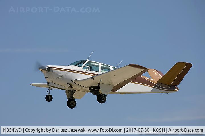 N354WD, 1956 Beech G35 Bonanza C/N D-4458, Beech G35  C/N D-4458, N354WD
