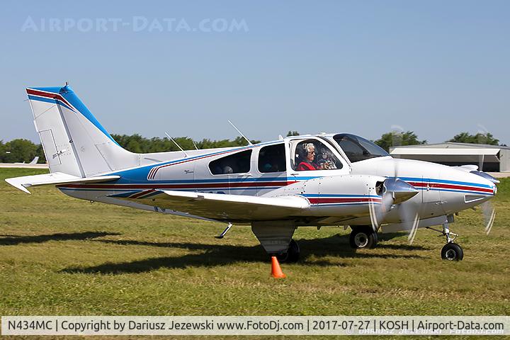 N434MC, 1965 Beech 95-B55 Baron C/N TC-969, Beech 95-B55 Baron  C/N TC-969 , N434MC