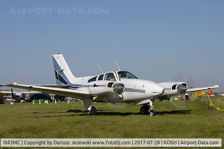 N43MC, 1970 Beech A56TC C/N TG-85, Beech A56TC Baron  C/N TG-85, N43MC