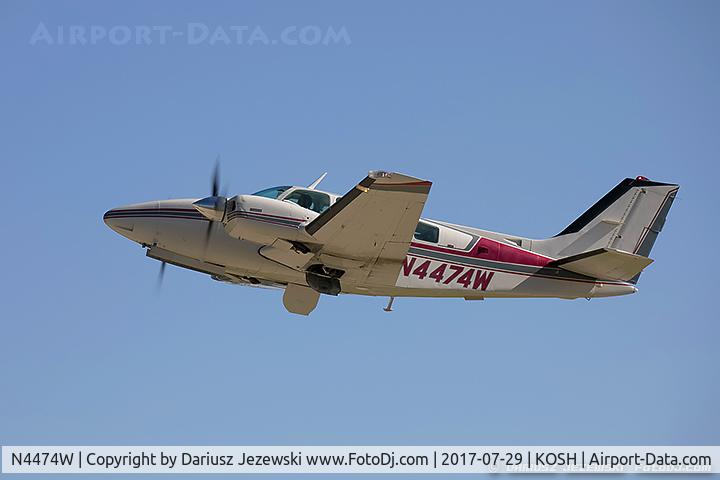 N4474W, 1974 Beech 58 Baron C/N TH-431, Beech 58 Baron  C/N TH-431 , N4474W