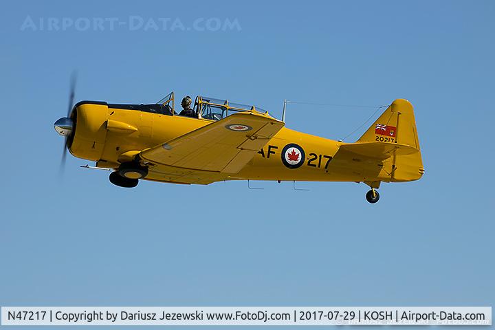 N47217, 1951 Canadian Car & Foundry Harvard MK IV C/N CCF4-8, Canadian Car & Foundry Harvard Mk.IV  C/N CCF4-8, N47217