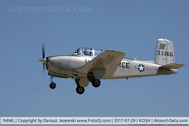 N4WL, Beech T-34A (A45) Mentor Mentor C/N G-127, Beech A45 (T-34A) Mentor  C/N G-127 , N4WL