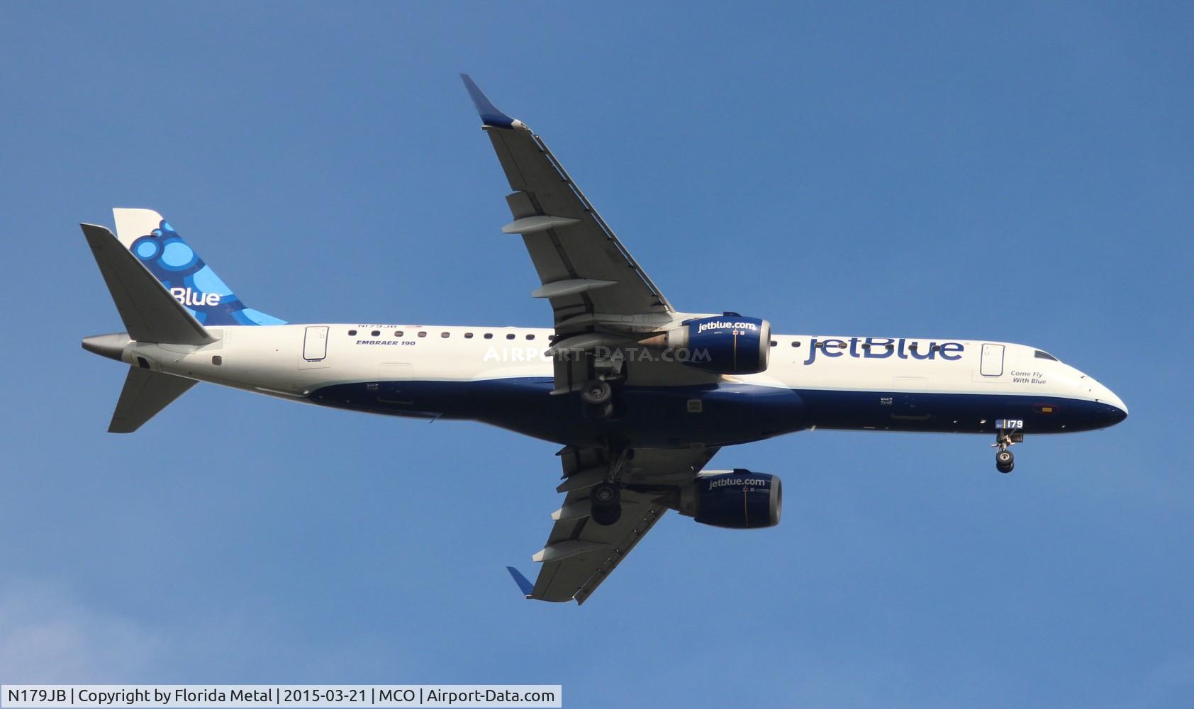 N179JB, 2005 Embraer 190AR (ERJ-190-100IGW) C/N 19000006, Jet Blue