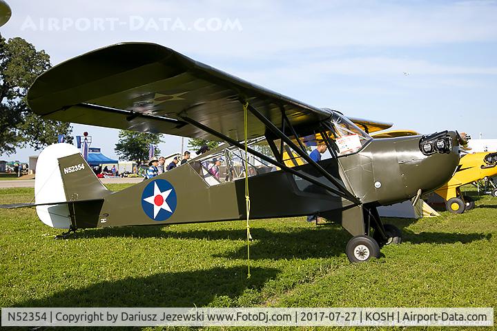 N52354, 1945 Aeronca 0-58B Grasshopper C/N 058B-8513, Aeronca 0-58B  C/N 0-58B8513 , N52354
