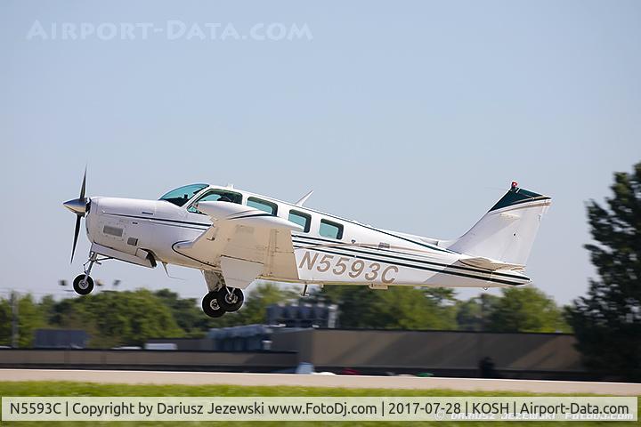 N5593C, 1989 Beech A36 Bonanza 36 C/N E-2493, Beech A36 Bonanza  C/N E-2493 , N5593C