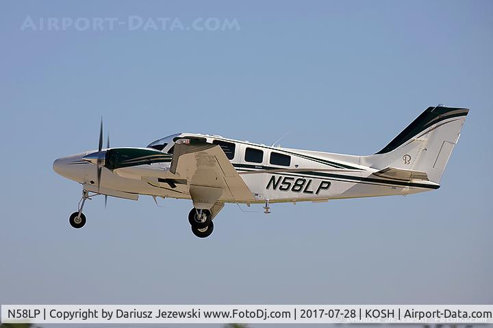 N58LP, 1985 Beech 58P Baron C/N TJ-481, Beech 58P Baron  C/N TJ-481, N58LP
