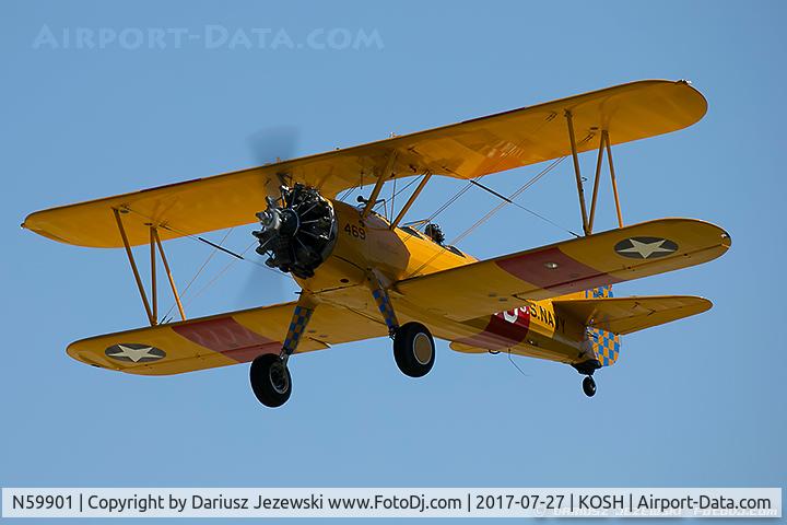 N59901, 1942 Boeing A75N1(PT17) C/N 75-3379, Boeing A75N1(PT17) Stearman  C/N 75-3379, N59901