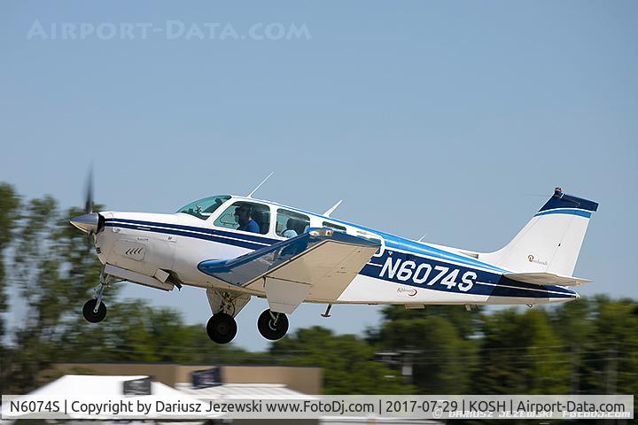N6074S, 1975 Beech A36 Bonanza 36 C/N E-778, Beech A36 Bonanza 36  C/N E-778, N6074S