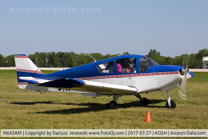 N643AM, AMD CH-2000 Alarus C/N 20-0054, Aircraft Mfg & Development Co CH 2000  C/N 20-0054 , N643AM