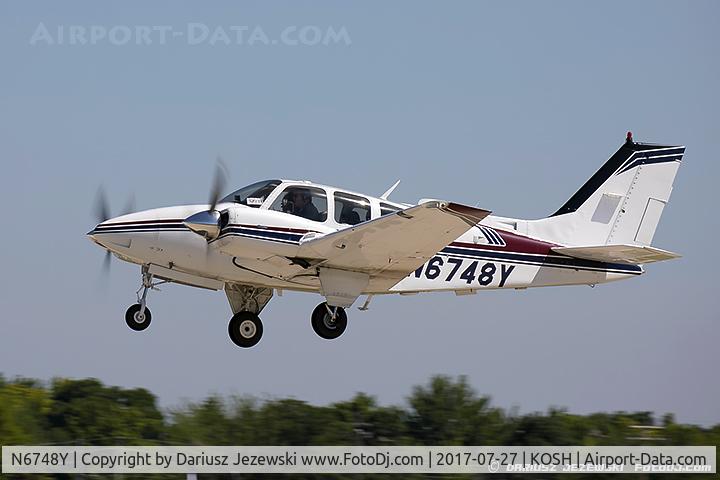 N6748Y, 1980 Beech 95-B55 (T42A) Baron C/N TC-2317, Beech 95-B55 Baron  C/N TC-2317, N6748Y