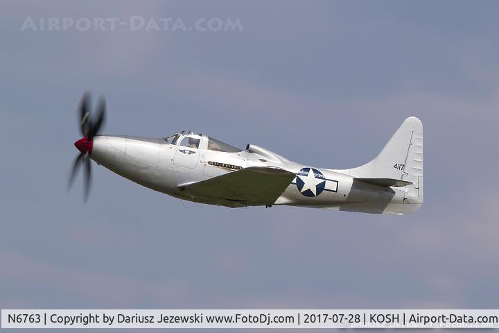 N6763, 1946 Bell P-63F Kingcobra C/N 296E1-1R, Bell P-63F Kingcobra  C/N 296E1-1R , N6763