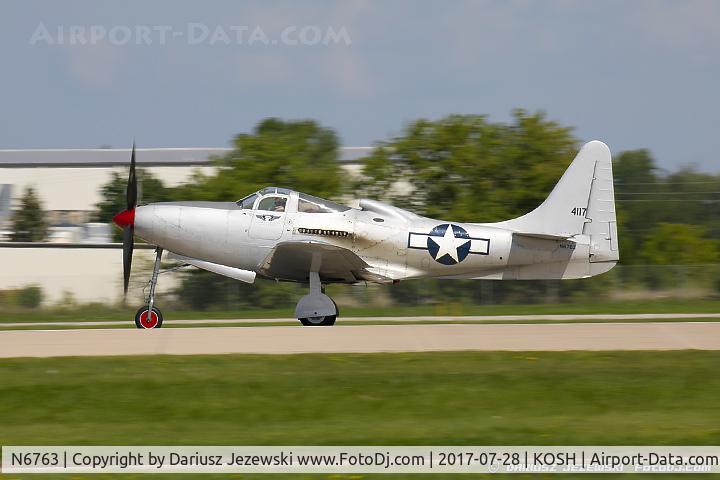 N6763, 1946 Bell P-63F Kingcobra C/N 296E1-1R, Bell P-63F Kingcobra  C/N 296E1-1R , N6763