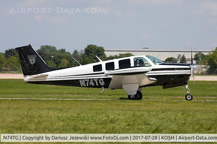 N74TG, 2007 Agusta A-119 C/N 14532, Beech 36 Bonanza  C/N E-3, N74TG