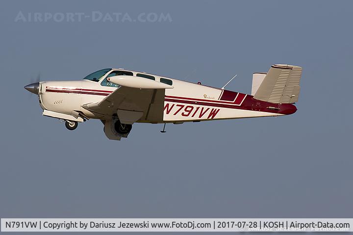 N791VW, 1958 Beech J35 Bonanza C/N D-5570, Beech J35 Bonanza  C/N D-5570 , N791VW