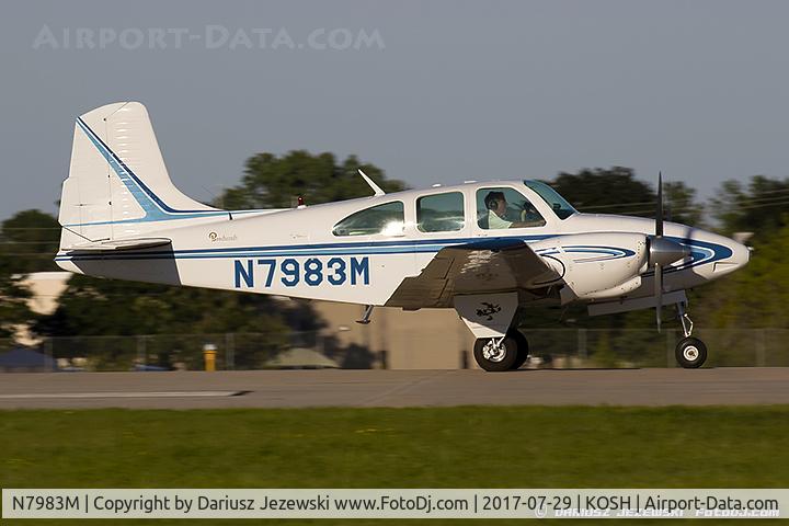 N7983M, 1966 Beech D95A Travel Air C/N TD-671, Beech D95A Travel Air  C/N TD-671 , N7983M