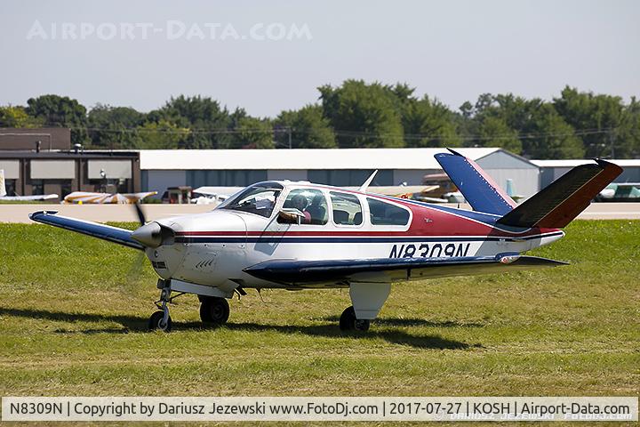 N8309N, 1968 Beech V35A Bonanza C/N D-8720, Beech V35A Bonanza  C/N D-8720 , N8309N