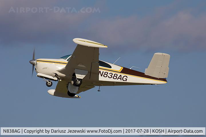 N838AG, 1961 Beech N35 Bonanza C/N D-6727, Beech N35 Bonanza  C/N D-6727 , N838AG