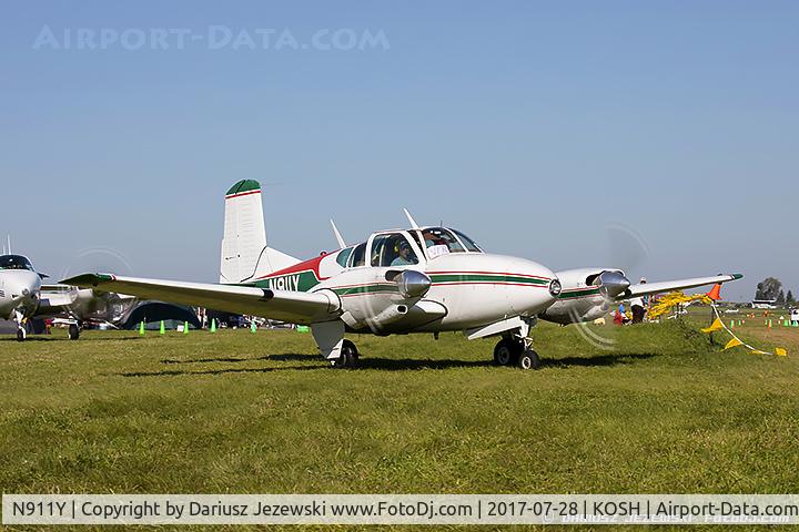 N911Y, 1959 Beech 95 C/N TD-182, Beech 95 Travel Air  C/N TD-182 , N911Y