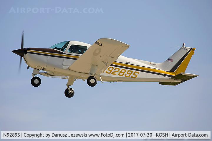 N9289S, 1975 Beech C23 Sundowner 180 Sundowner 180 C/N M-1651, Beech C23 Sundowner 180  C/N M-1651, N9289S