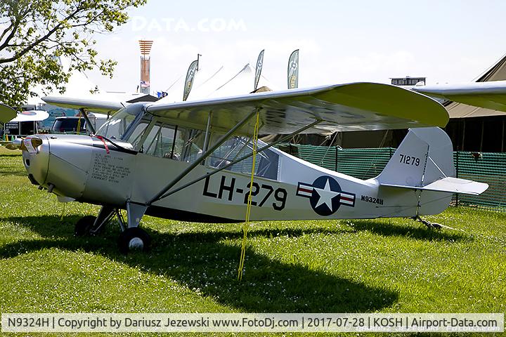 N9324H, 1947 Aeronca L-16A (7BCM) C/N 7BCM-507, Aeronca L-16A  C/N 7BCM-507 , N9324H