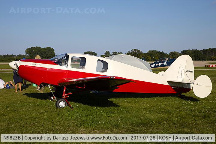 N9823B, 1958 Bellanca 14-19-2 Cruisair Senior C/N 4075, Bellanca 14-19-2 Cruisemaster  C/N 4075, N9823B
