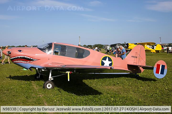 N9833B, 1958 Bellanca 14-19-2 Cruisair Senior C/N 4085, Bellanca 14-19-2 Cruisemaster  C/N 4085, N9833B