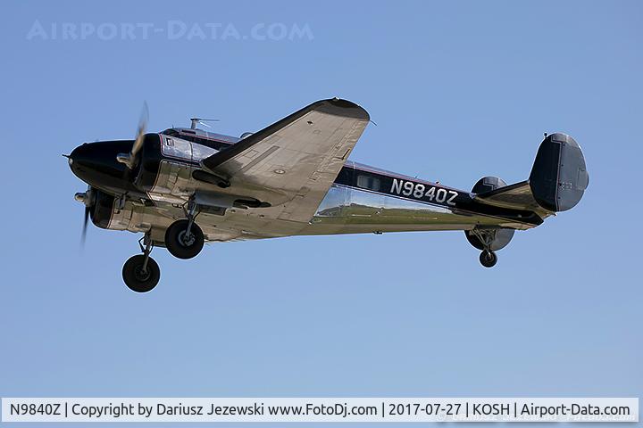 N9840Z, 1952 Beech C-45H Expeditor C/N AF-886, Beech C-45H Expeditor  C/N AF-886 , N9840Z