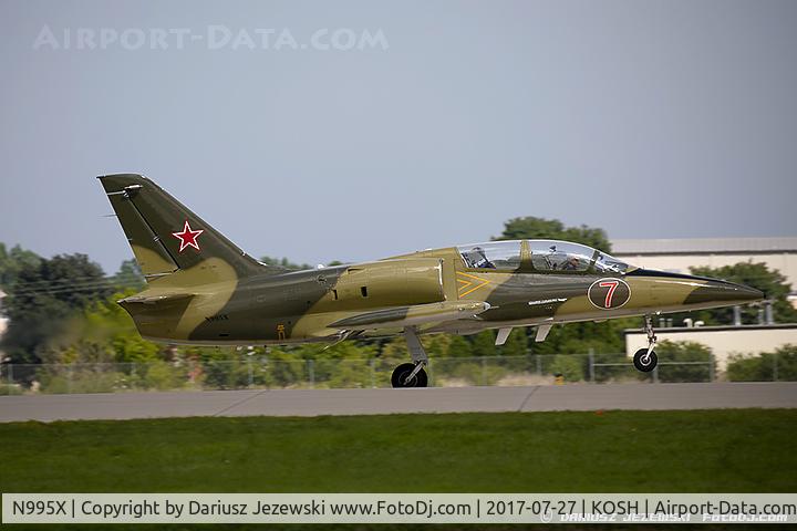 N995X, 1983 Aero L-39C Albatros C/N 332507, Aero Vodochody L-39 Albatros  C/N 332507, N995X