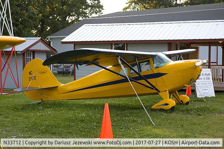 N33712, 1941 Aeronca 65-CA Super Chief C/N CA12971, Aeronca 65-C Super Chief  C/N CA12971, NC33712
