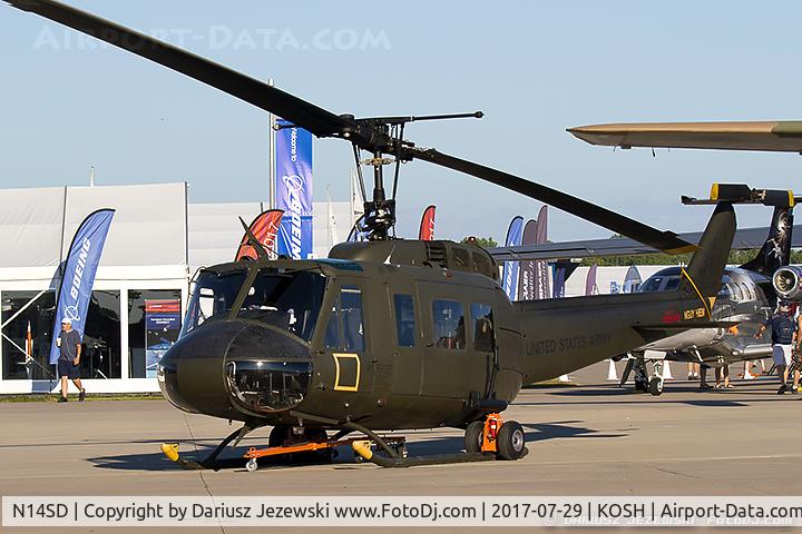 N14SD, 1967 Bell UH-1H Iroquois C/N 4027, Bell UH-1H Iroquois (Huey)  C/N 62-12369, NX14SD