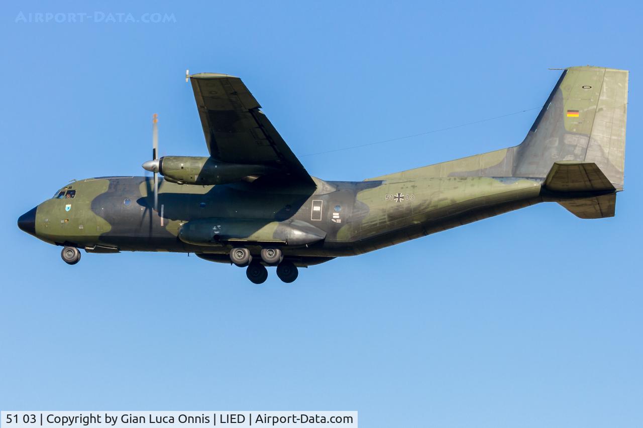 51 03, Transall C-160D C/N D140, LANDING