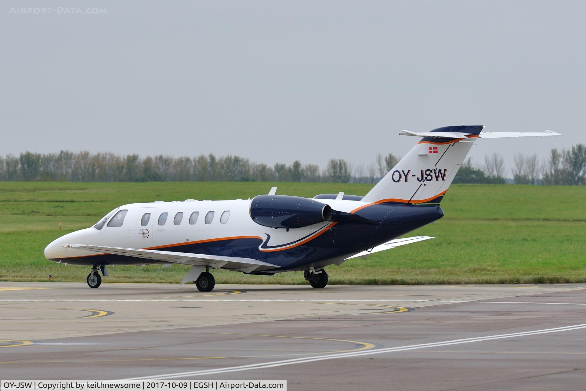 OY-JSW, 2009 Cessna 525A CitationJet CJ2 C/N 525A-0444, Return Visitor.