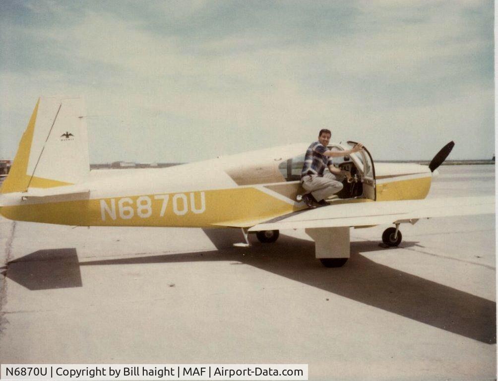 N6870U, 1965 Mooney M20C Ranger C/N 2574, I owned this plane 1966-68