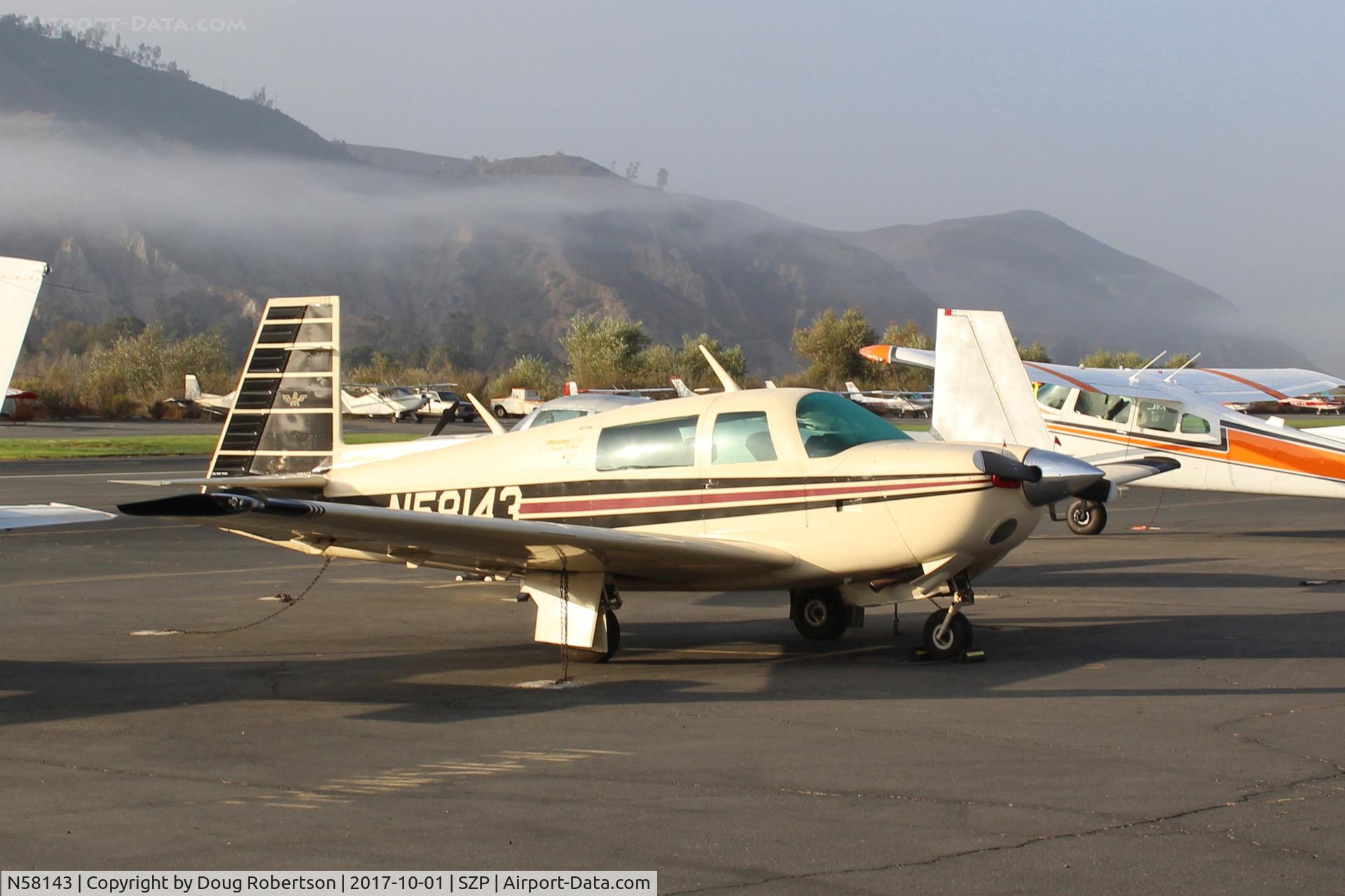 N58143, 1985 Mooney M20J 201 C/N 24-1573, 1985 Mooney M20J 201, Lycoming IO-360-A&C 200 Hp